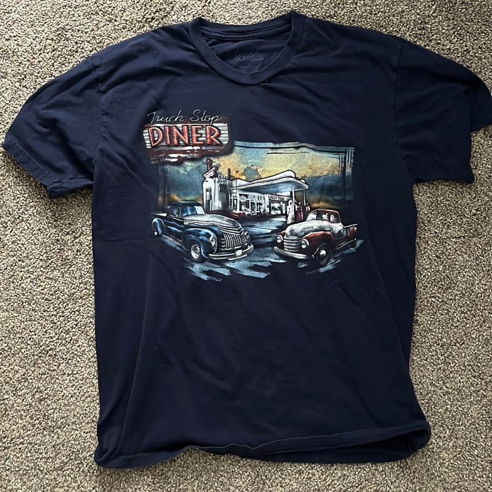 blue diner tee